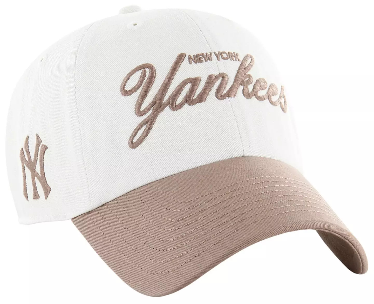 '47 Adult New York Yankees White 2-Tone Foundation Clean Up Adjustable Hat | DICK'S Sporting Goods