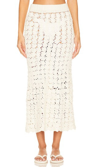 Sana Skirt in Ivory | Revolve Clothing (Global)