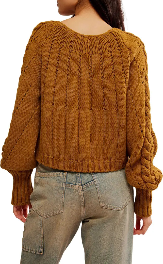 Sandre Cable Stitch Pullover Sweater | Nordstrom