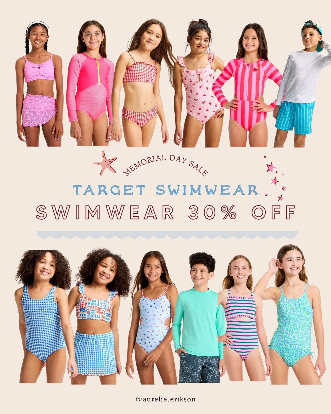 Memorial Day Sale at Target! 30% off kids' swimwear and sandals!  

 #LTKSaleAlert #LTKSwim #LTKKids
