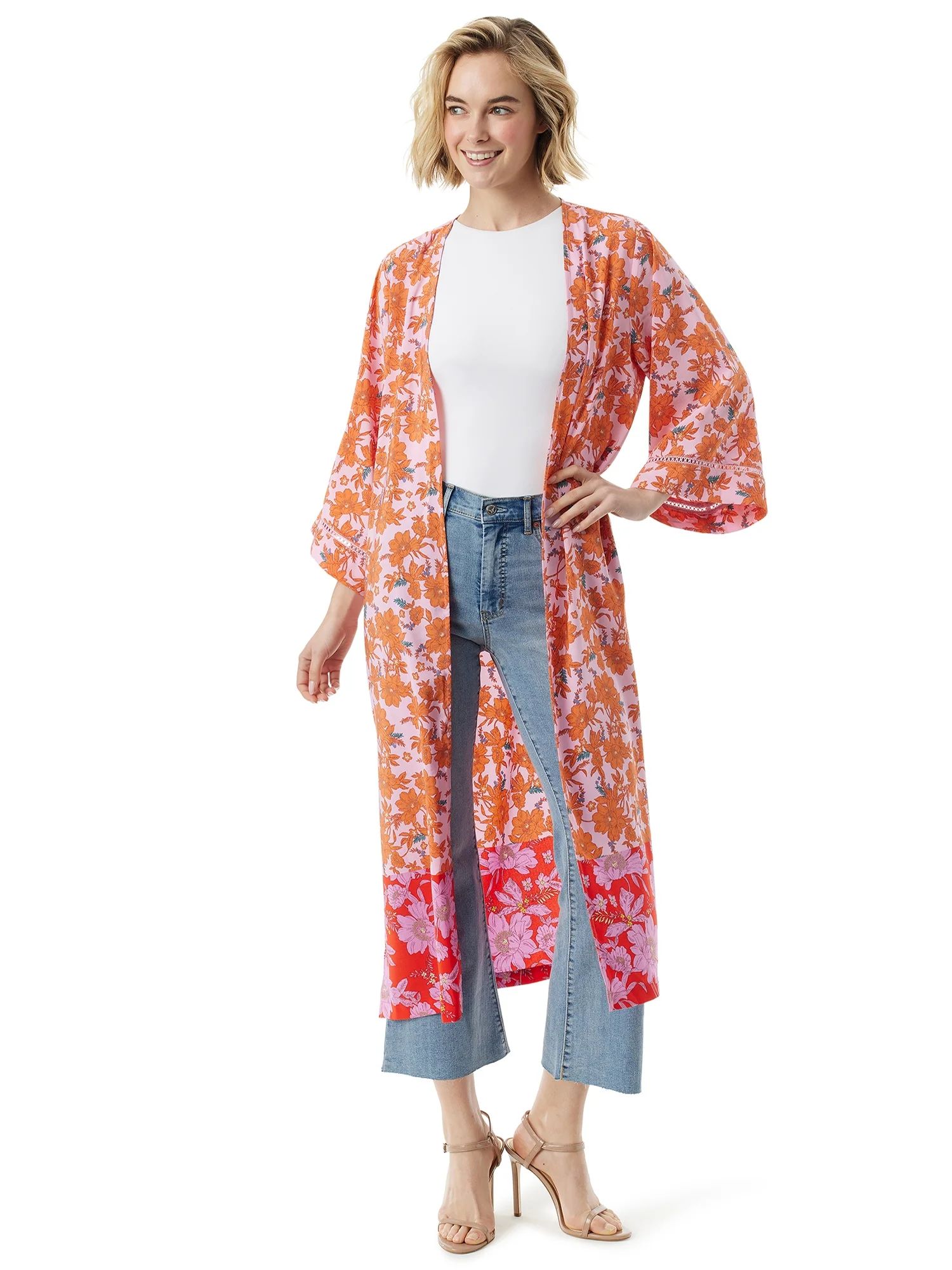Jessica Simpson Women's and Women's Plus Kimono - Walmart.com | Walmart (US)