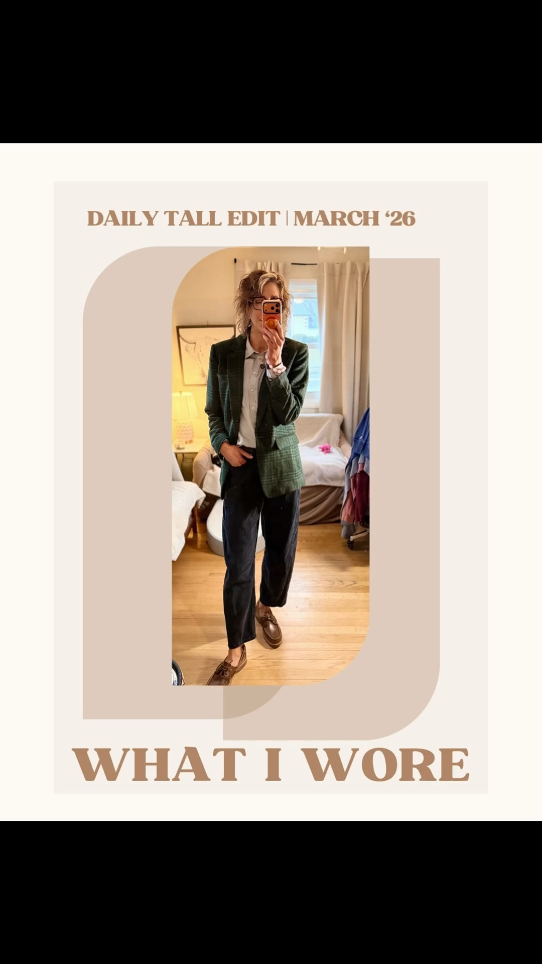 Tall-friendly blazer outfit featuring LOFT new arrivals.
Plaid blazer + Rivet relaxed straight jeans from LOFT, layered over a classic button-down from Banana Republic. Finished with Sperry loafers, an Amazon belt, and thrifted beads.
Structured blazer + relaxed denim is one of my favorite easy outfit formulas.
For reference: I’m 6’3”, so sleeve length, rise, and ankle placement always matter.
Search terms: tall outfit ideas, blazer outfit, relaxed straight jeans, preppy casual outfit, loafers outfit.
What I Wore | Tall Friendly | Style Tips | Style Over 30 | Style Over 40 | Tall Girl | 6’3”
#whatiwore #ootd #tallfashion #outfitinspo #styleinspo 


#LTKMidsize #LTKPlusSize #LTKTall