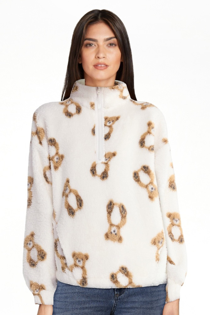 No Boundaries Plush Half-Zip Pullover, Women's | Walmart (US)