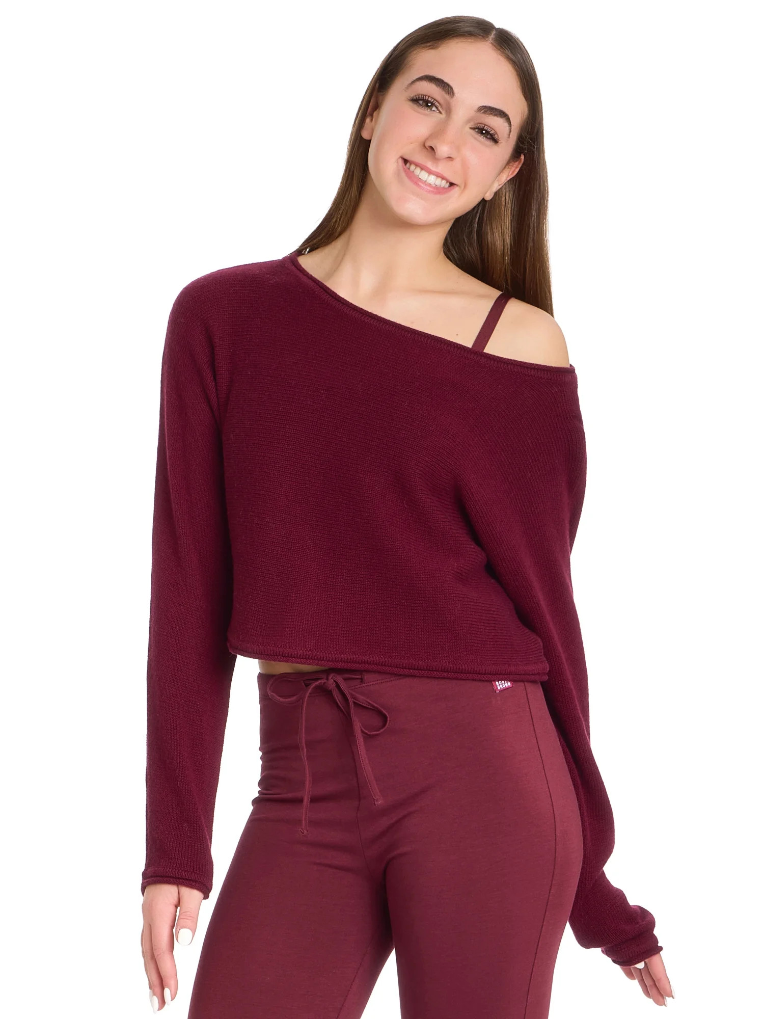 Mills by Millie Bobby Brown Women's Off The Shoulder Pullover, Sizes XXS- XXL | Walmart (US)
