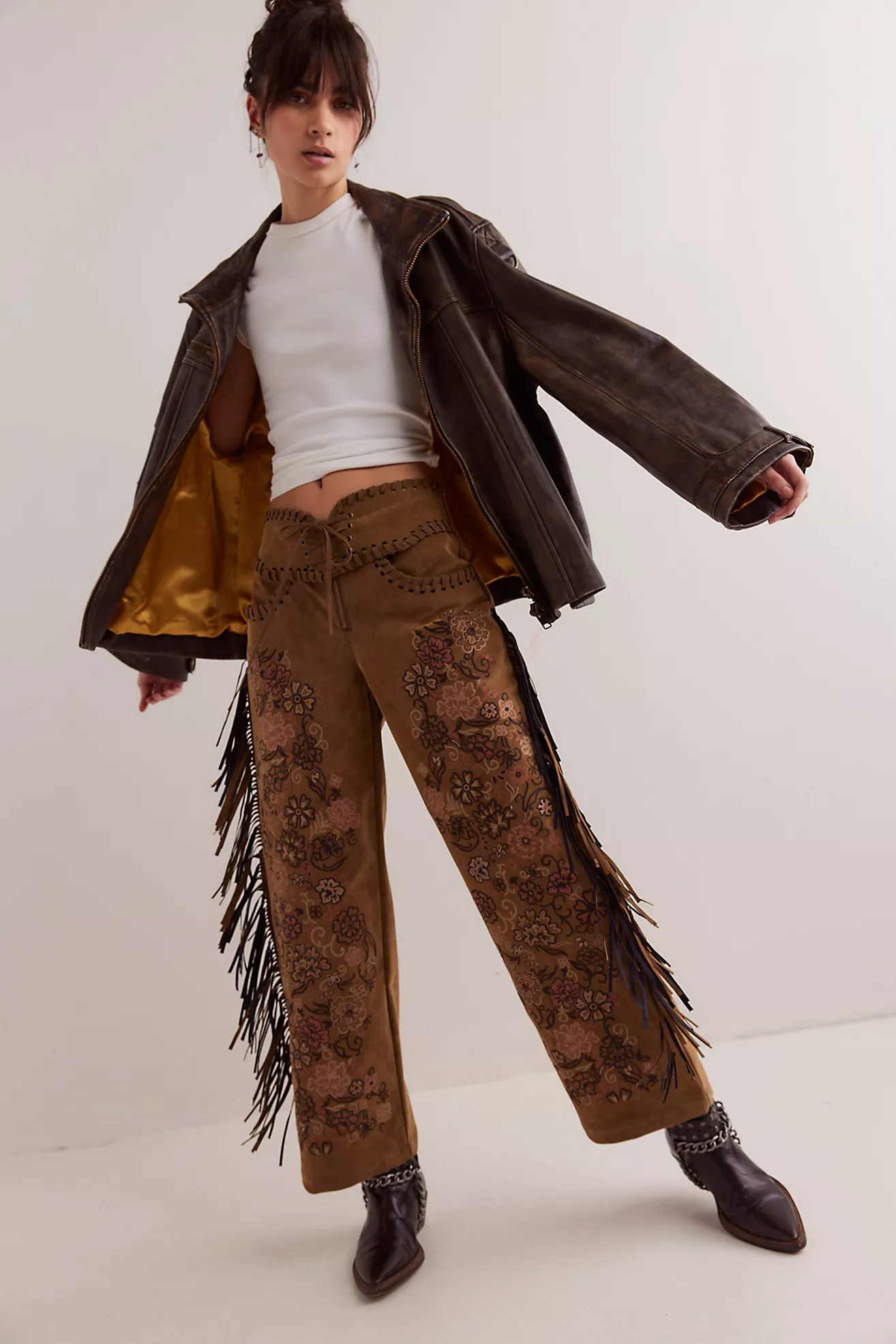 We The Free Mountain Creek Fringe Pants | Free People (Global - UK&FR Excluded)