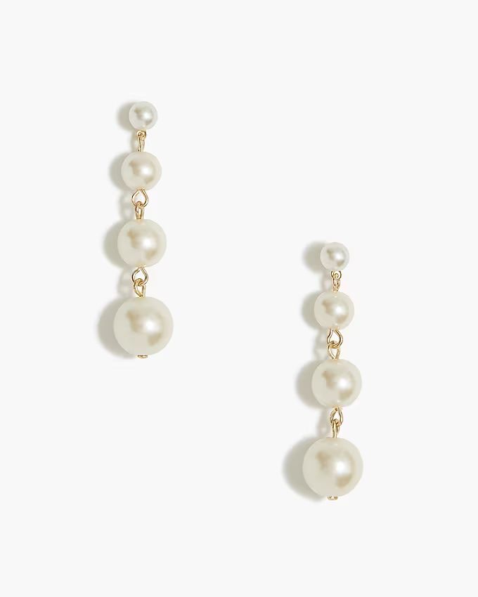Pearl drop earrings | J.Crew Factory