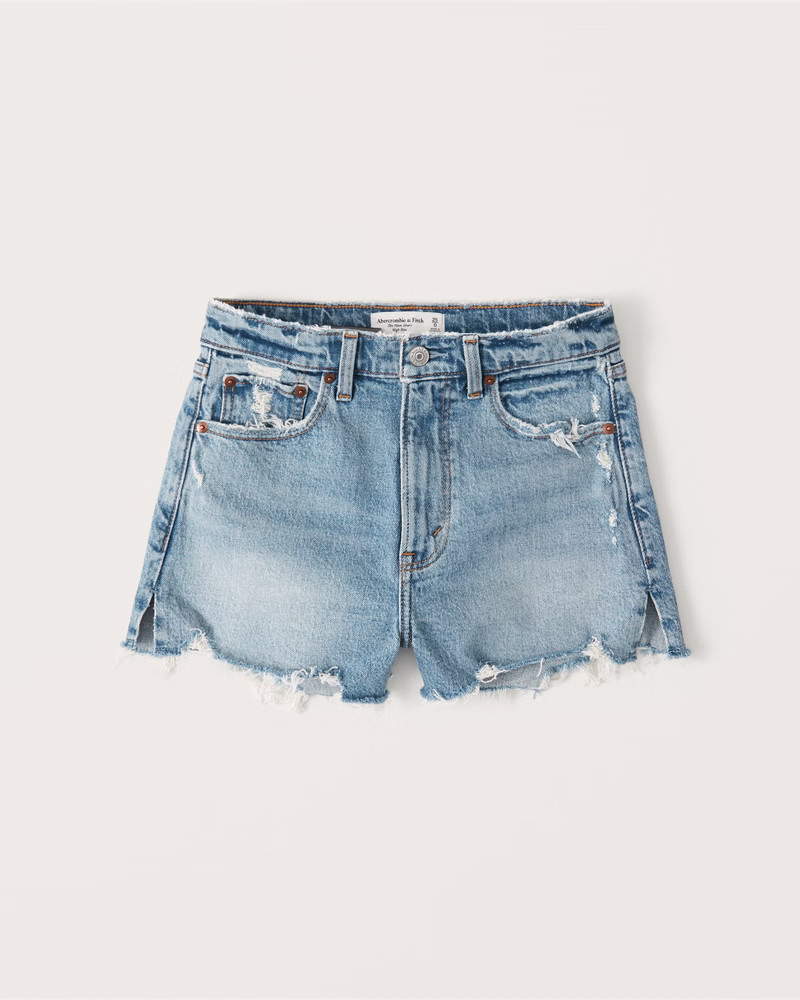 High Rise Mom Shorts | Abercrombie & Fitch (US)