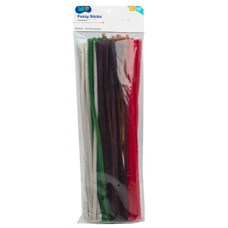 Hello Hobby Dark Fuzzy Sticks, 100-Pack | Walmart (US)