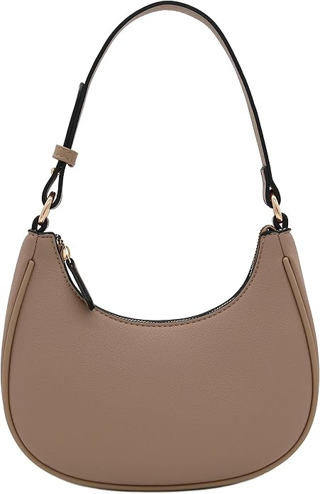 FashionPuzzle Small Crescent Shoulder Bag Underarm Purse | Amazon (US)
