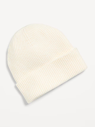 Rib-Knit Cuffed Beanie for Women | Old Navy (US)