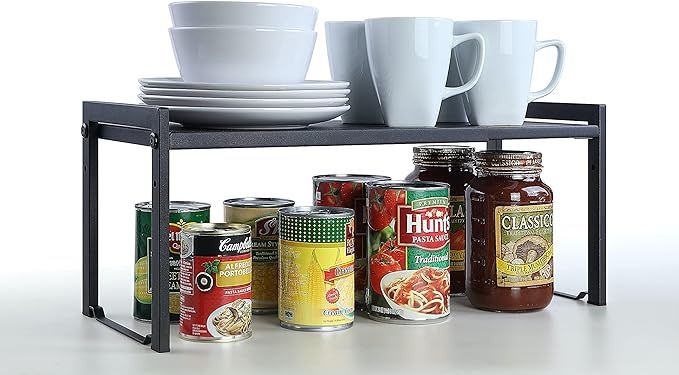 SunnyPoint Expandable Cabinet Storage Rack - Tabletop Storage Spice Shelf Organizer Rack (M - 15.... | Amazon (US)