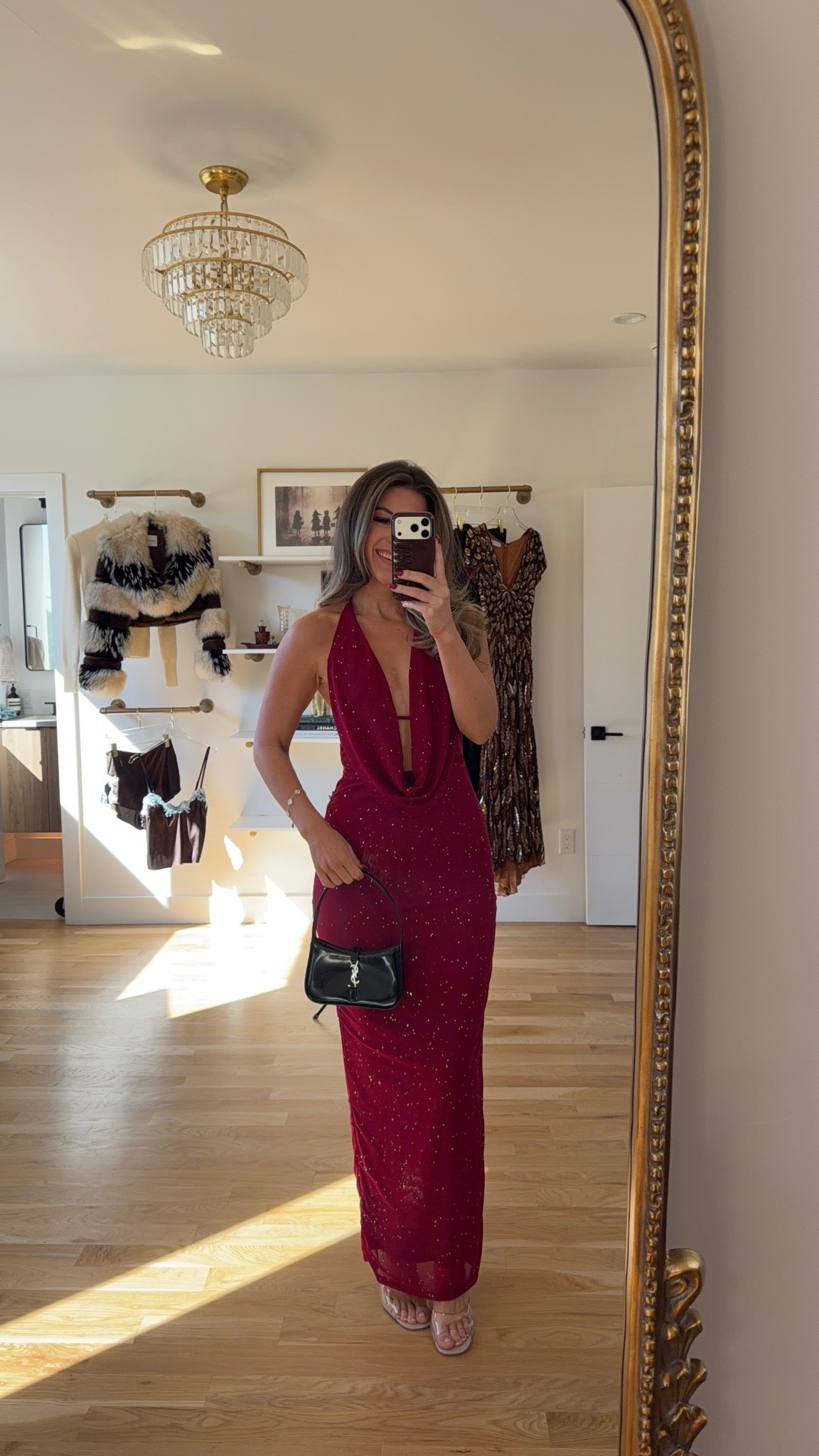red halter maxi with a plunging cowl neckline and a sparkly mesh fabric amazon fall formal event & wedding guest dress ✨🍂

electric picks: emerson20

Im 5’4” and wearing my usual small/2  

amazon fashion, amazon dresses, amazon finds, amazon outfit ideas, amazon summer outfits, affordable fashion finds, resortwear, resort outfits, vacation outfits, vacation dresses, beach vacation outfits, summer vacation outfits, tropical vacation outfits, vacation outfit ideas, summer wedding guest dresses, wedding guest dresses, cocktail dresses, semi-formal dresses, black tie wedding guest dresses, destination wedding guest dresses, garden party dresses, wedding guest outfit ideas

#LTKootd #LTKSeasonal #LTKWedding