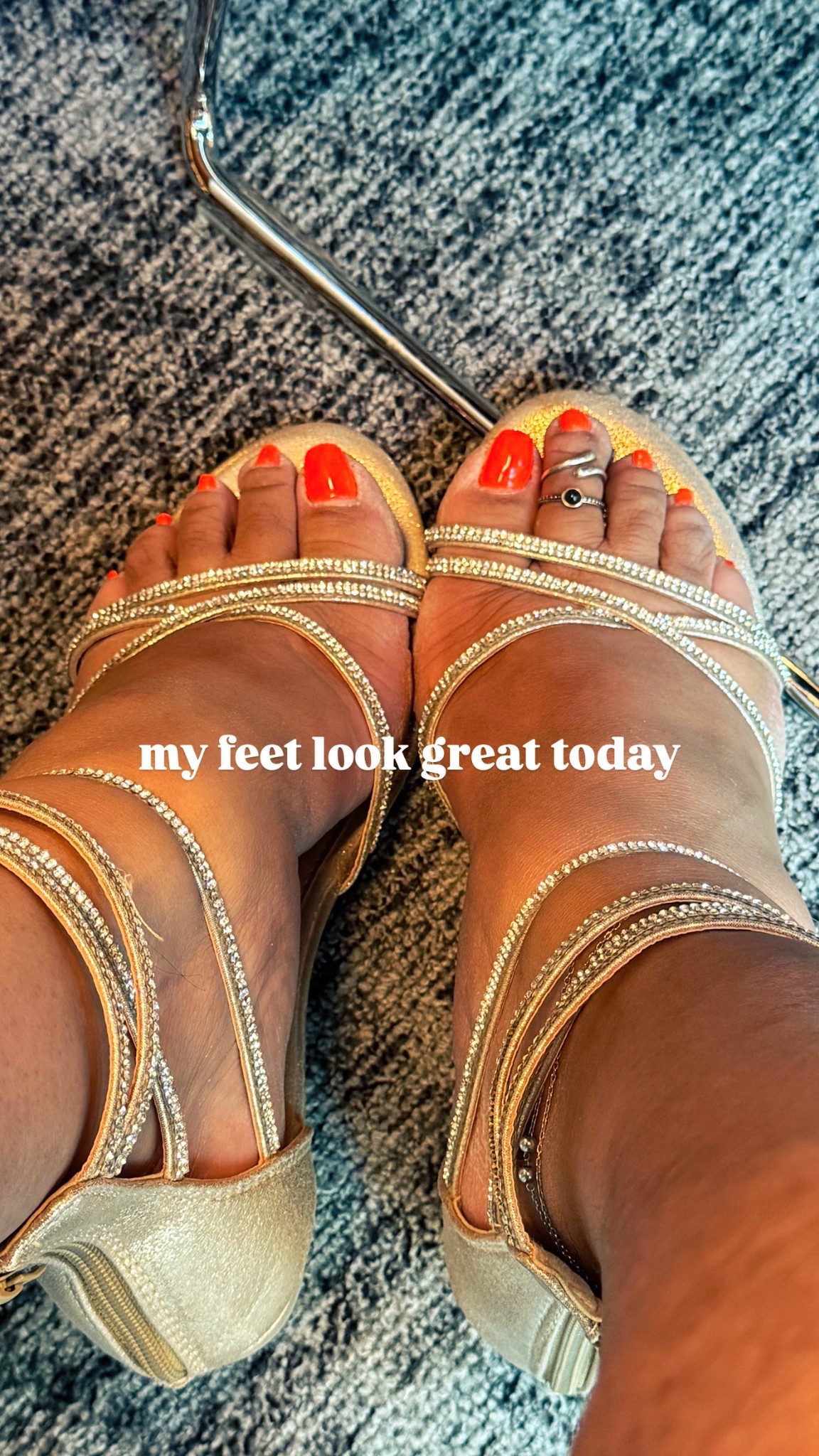 cute sandals and toe rings🧡

#LTKOver40 #LTKShoeCrush #LTKBeauty
