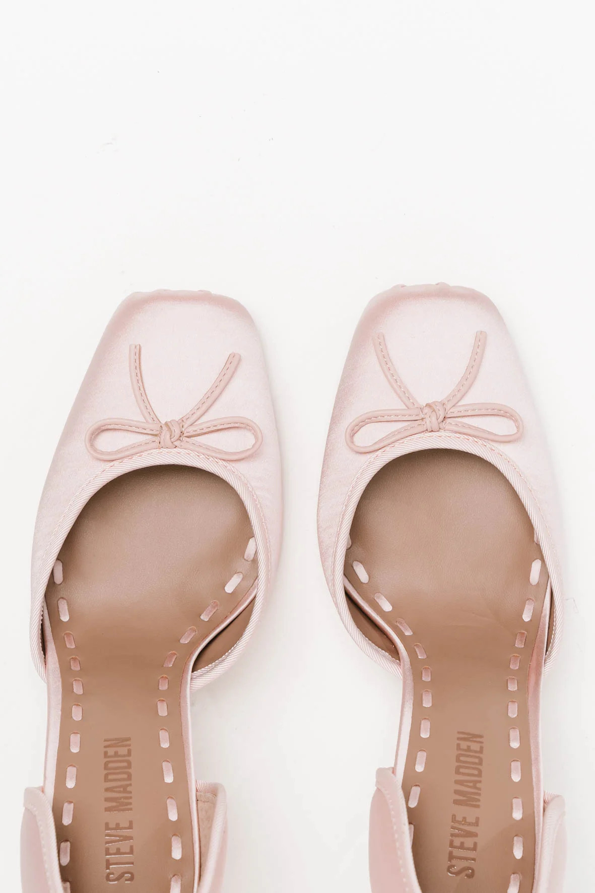 Steve Madden Larina Satin Ballet Heels in Pink - 8.5 / Pink | Böhme US