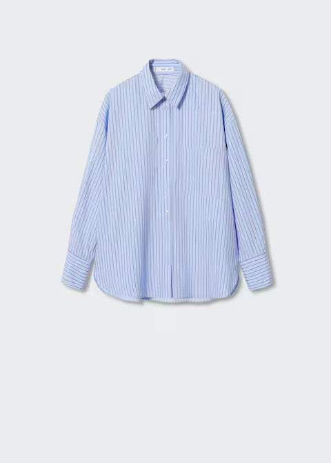 Oversize cotton shirt -  Women | Mango United Kingdom | MANGO (UK)