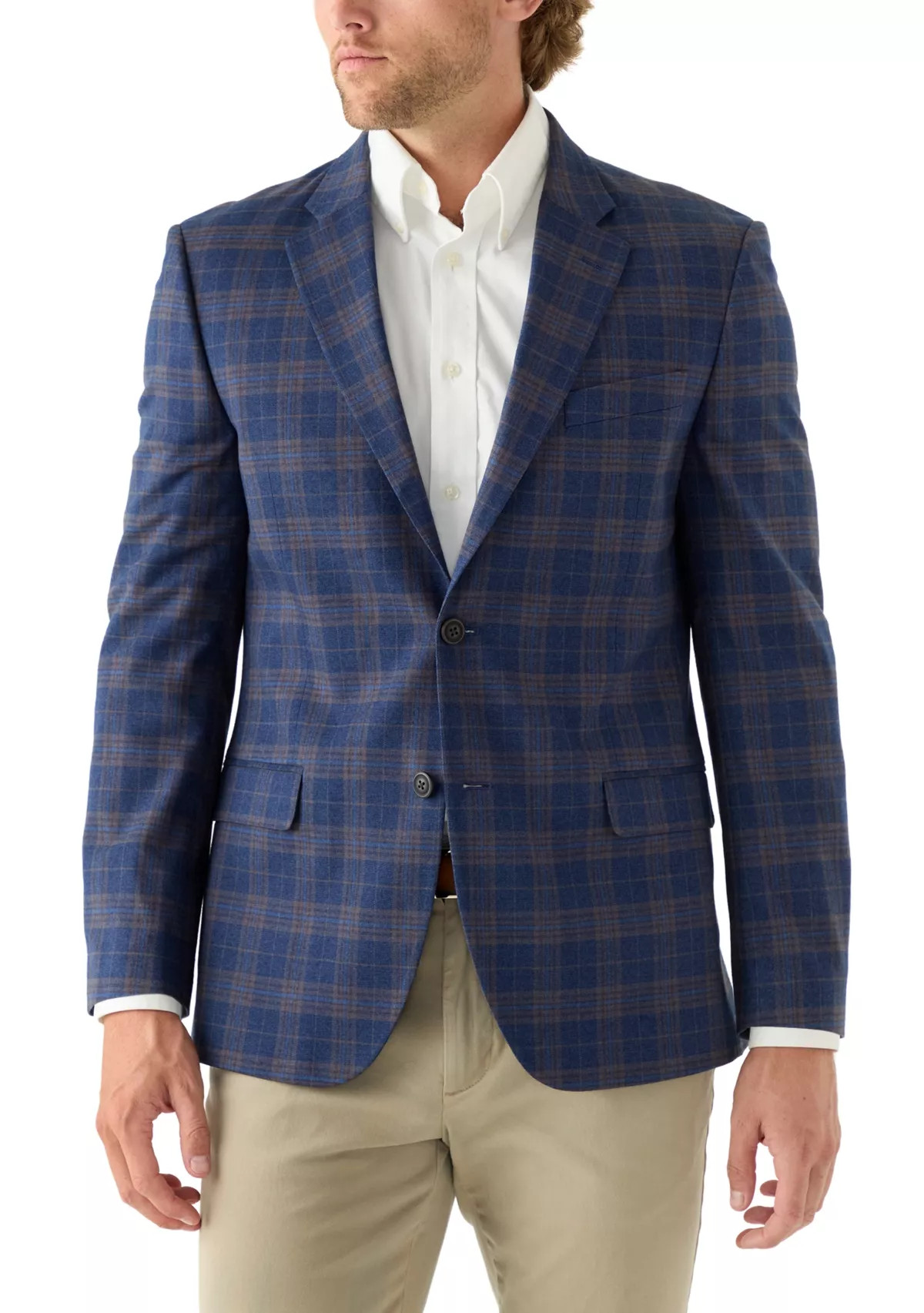 NauticaBlue Plaid Sportcoat | Belk
