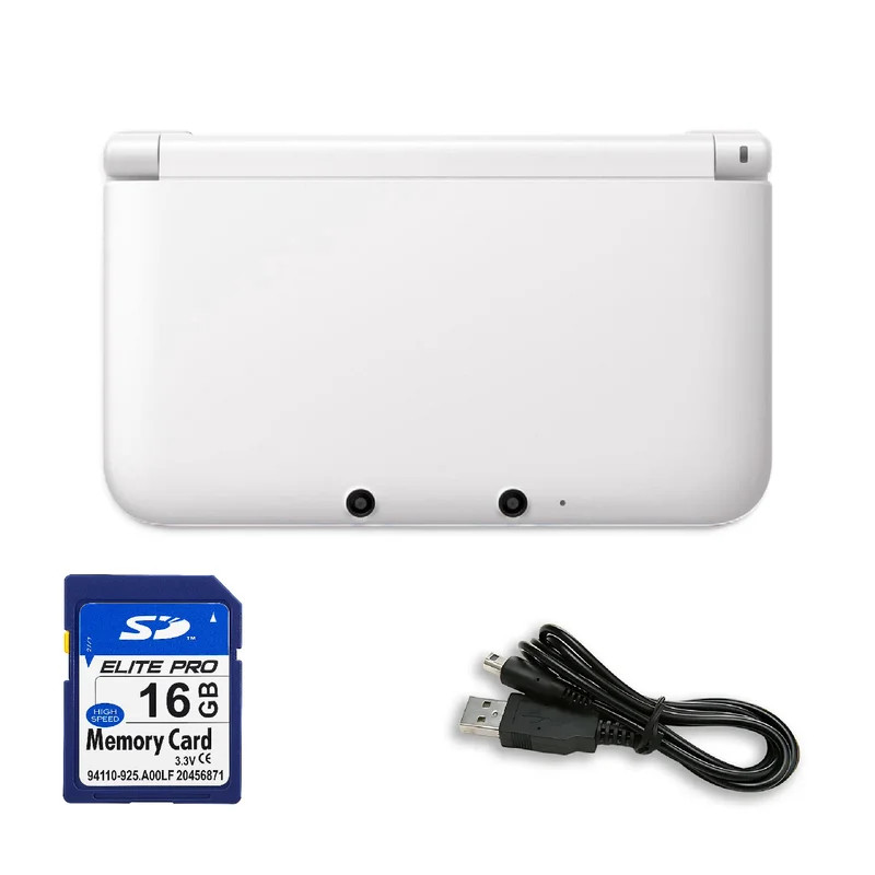 Restored Nintendo 3DS XL/LL Game Console with RetroFam 16GB Card, White (Refurbished) | Walmart (US)