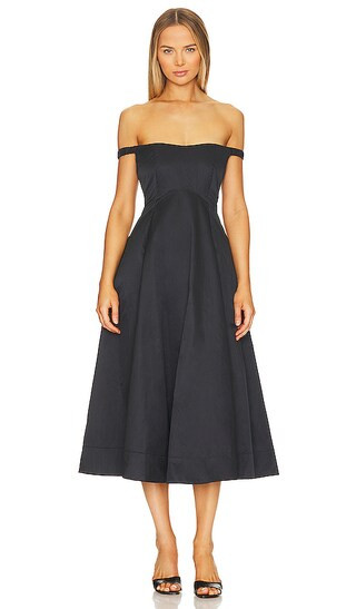 x REVOLVE ALINDA DRESS in Black | Revolve Clothing (Global)