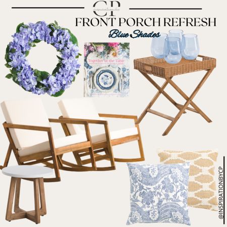 spring front porch refresh 
Front porch refresh, side table, rocking chairs, outdoor furniture, outdoor pillows, spring wreath, outdoor dining, outdoor living, tjmaxx finds 

#LTKFind #LTKstyletip #LTKhome
