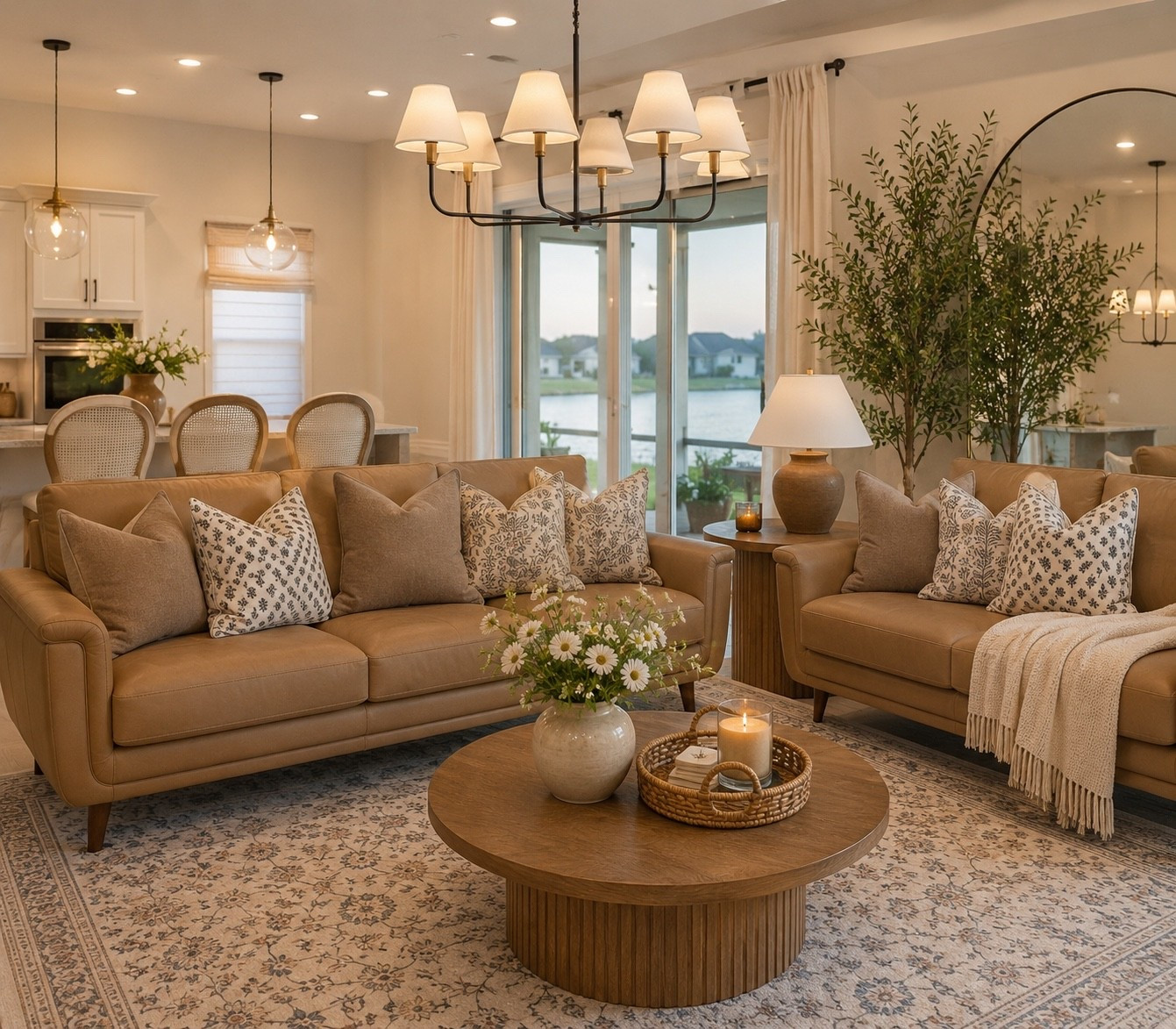 Living room refresh ✨

I finally found the pillow combination I was looking for and I’m obsessed with how cozy everything feels. 🤎

✔️ Neutral designer-inspired pillows
✔️ Round wood coffee table
✔️ Cozy table lamp
✔️ Statement chandelier
✔️ Faux berry arrangement + textured vase

Everything is linked in my LTK if you’re creating a warm, timeless home without spending designer prices.

#LTKSaleAlert #LTKHome #LTKSeasonal
