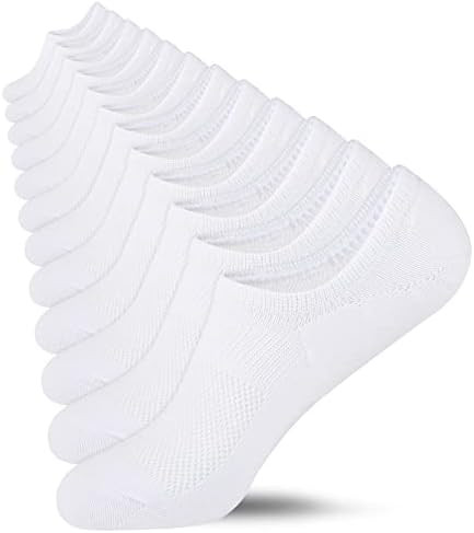 Heatuff No Show Socks Womens Cotton Low Cut Non Slip Casual Socks Invisible Flat Boat Liner Socks... | Amazon (US)