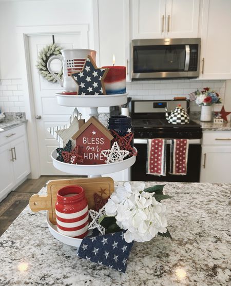 Patriotic Tiered Tray - home decor for the 4th of July-Americana! I have some things linked from Amazon, and a few other places!

Follow my shop @cherish.larsen on the @shop.LTK app to shop this post and get my exclusive app-only content!

#liketkit #LTKSeasonal #LTKunder50 #LTKhome
@shop.ltk
