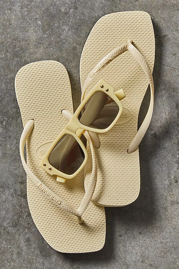 Havaianas For FP Slim Square Flip Flops | Free People (Global - UK&FR Excluded)