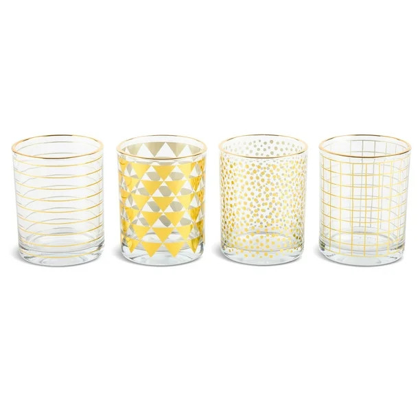 Thyme & Table Rocks Glasses, 11 oz, 4 Piece Set - Walmart.com | Walmart (US)