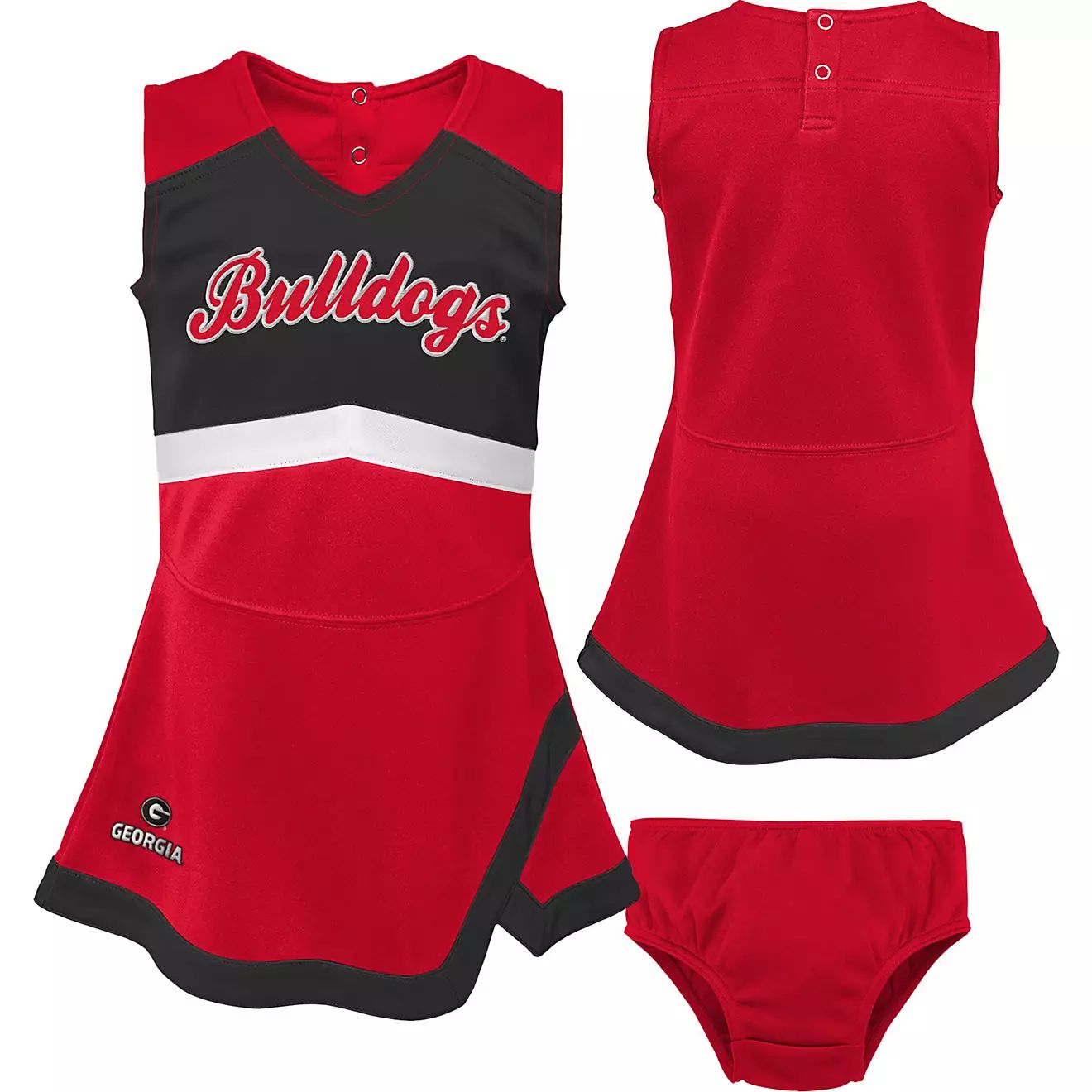Outerstuff Toddlers' University of Georgia Cheer Captain Dress | Academy Sports + Outdoors