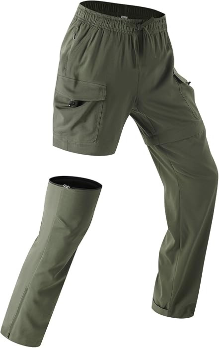 baleaf Women's Hiking Pants 29'' Convertible Zip-Off Pants with 6 Pockets Lightweight Quick Dry W... | Amazon (US)