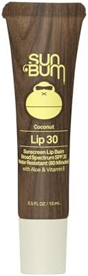 Sun Bum SPF 30 Sunscreen Coconut Lip Balm Sunscreen - Broad Spectrum Moisturizing with Aloe & Vit... | Amazon (US)