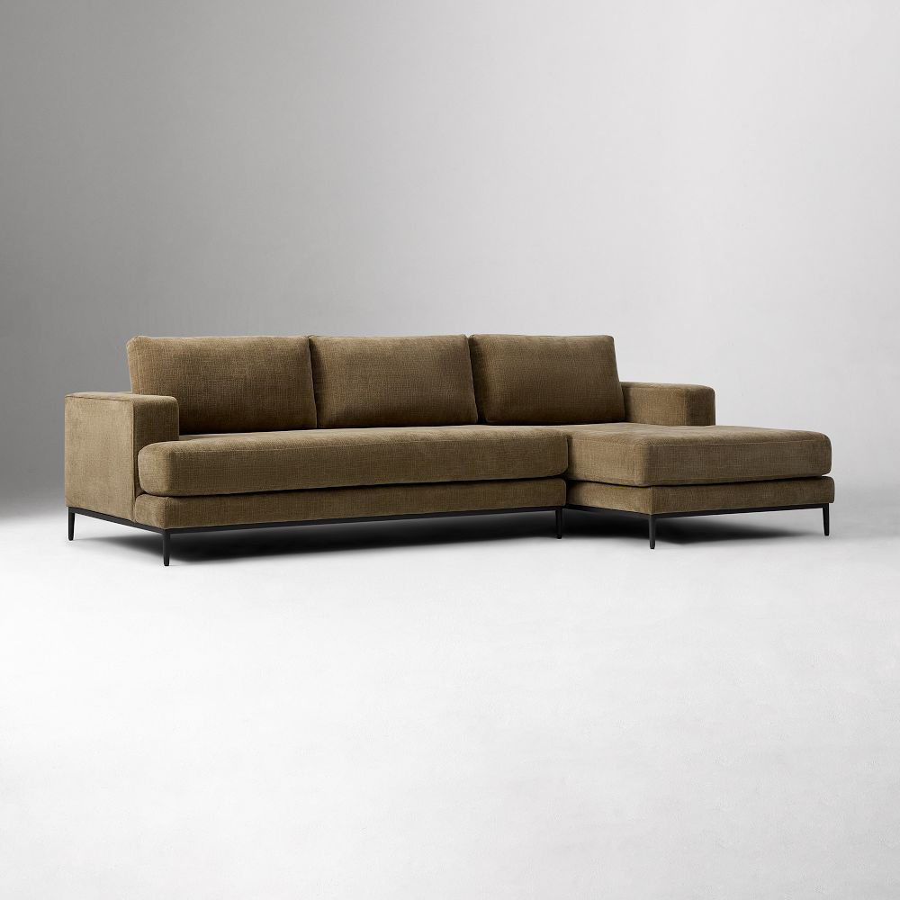 Landon 2-Piece Chaise Sectional (102"–122") | West Elm (US)