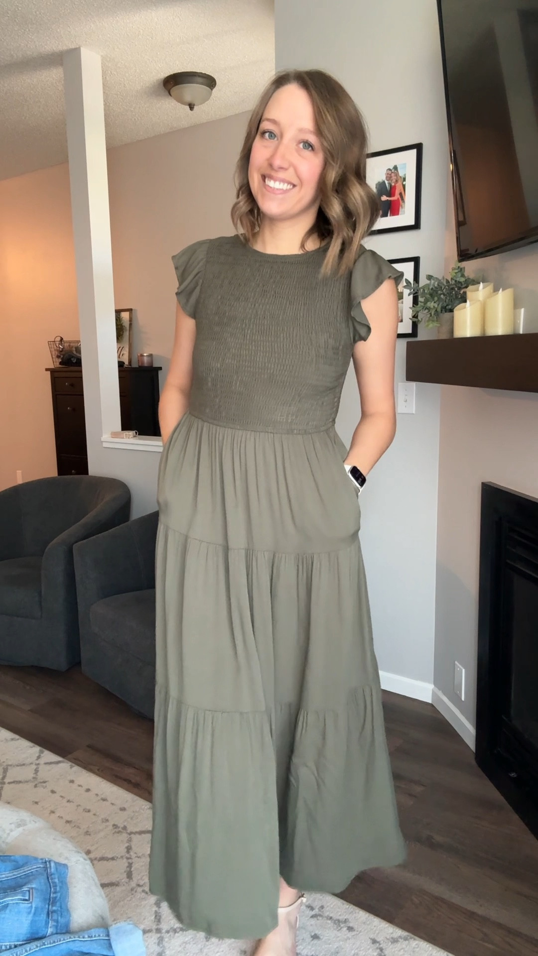 Date night OOTD! This maxi dress is so sweet! It fits TTS & has stretchy material at the top. Comes in tons of colors! 

#LTKMidsize #LTKStyleTip #LTKFindsUnder50