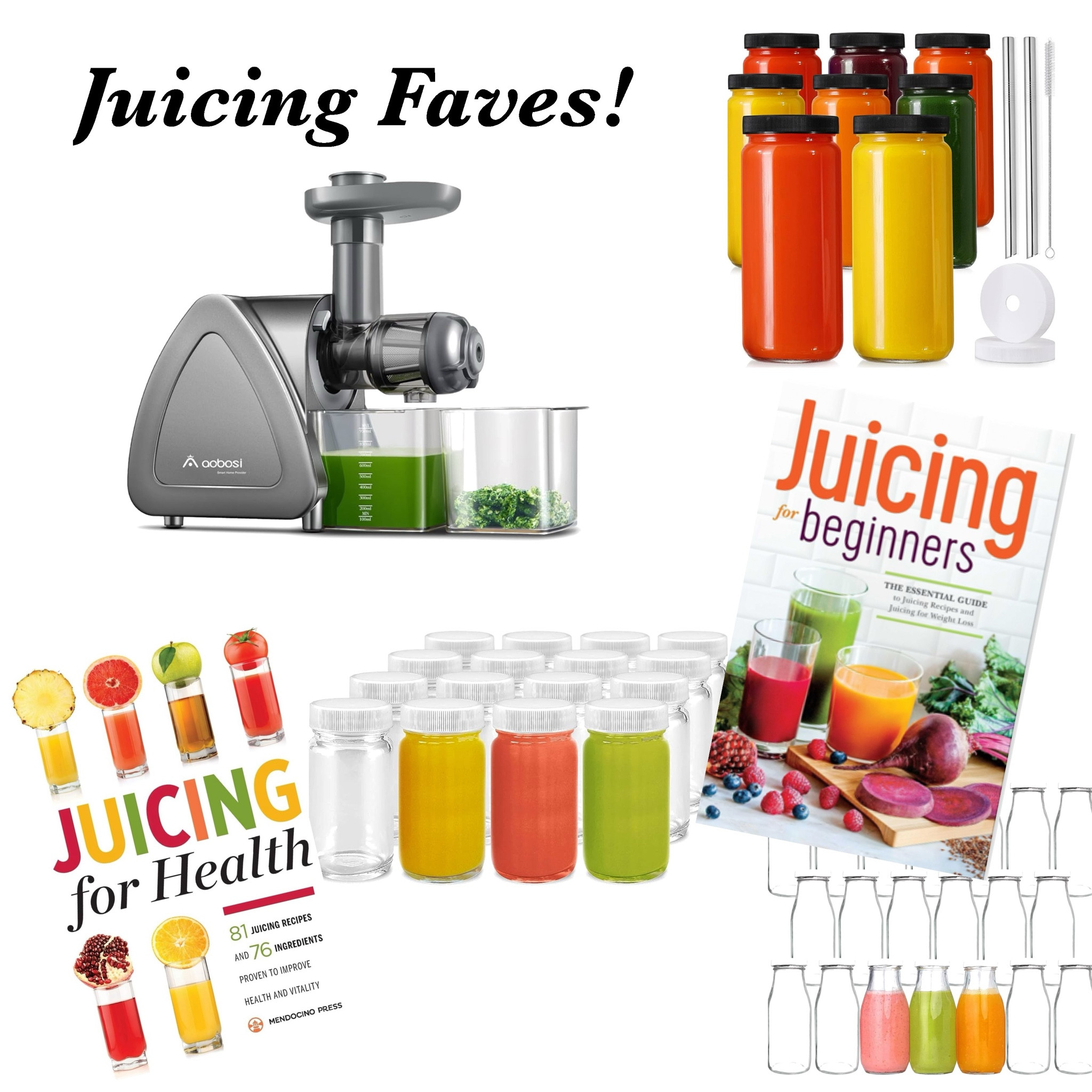 Here are a few of my favorite items for making your own juice at home!

Wellness shots, health, fitness, juice recipes, juicer, shots, glasses, kitchen items  



#LTKfitness #LTKhome #LTKfamily