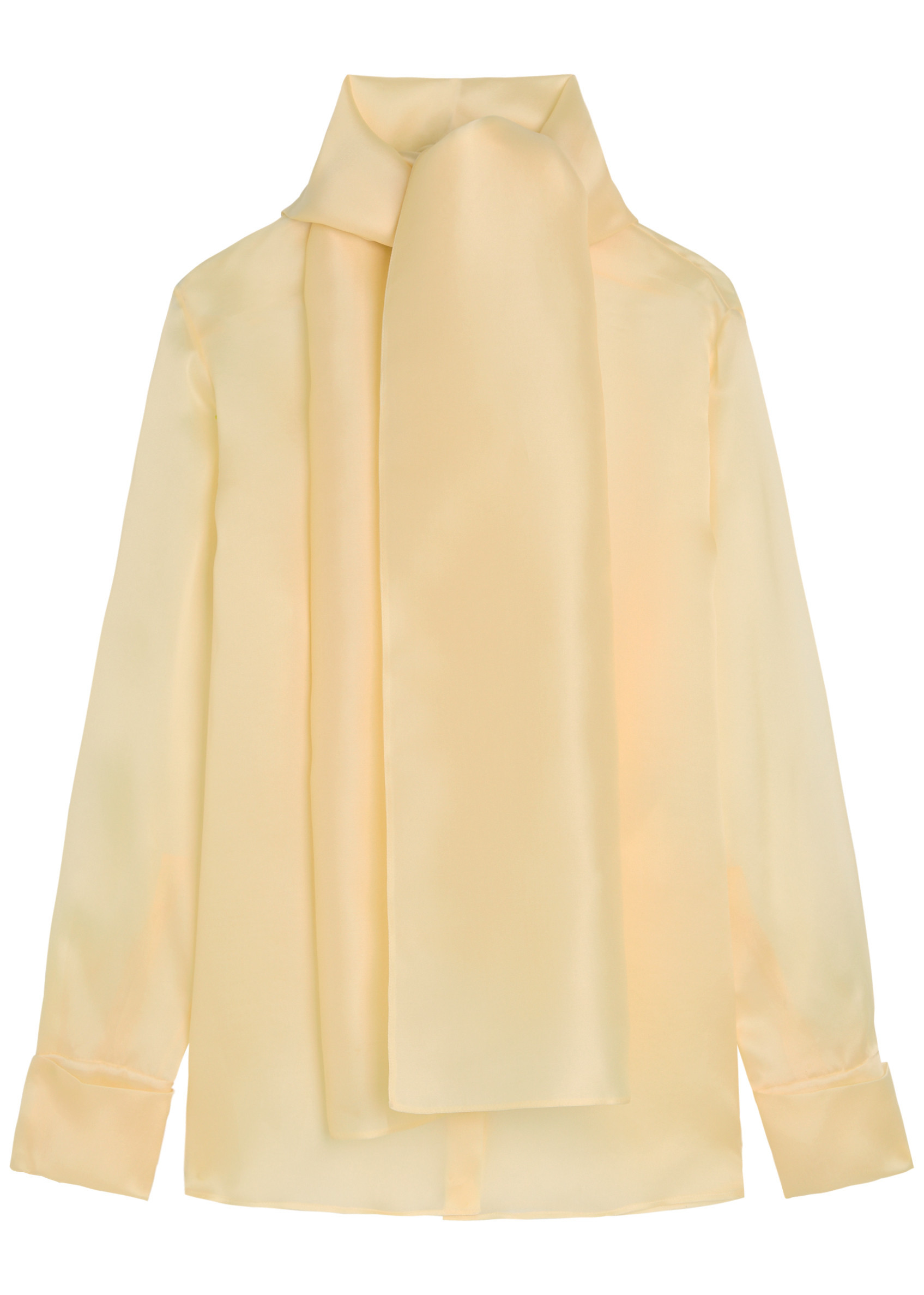 Bow silk-organza blouse | Harvey Nichols