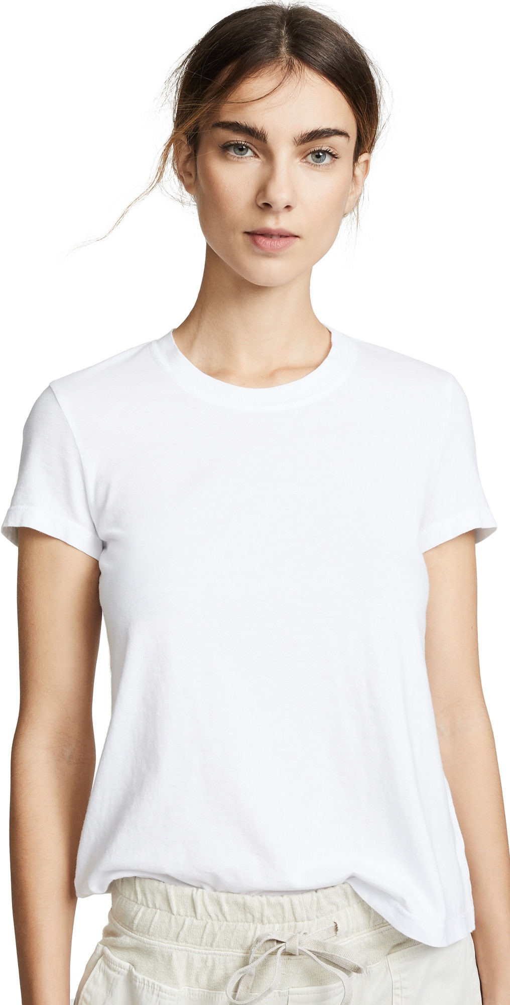 James Perse Vintage Boy Tee White 0 | Shopbop