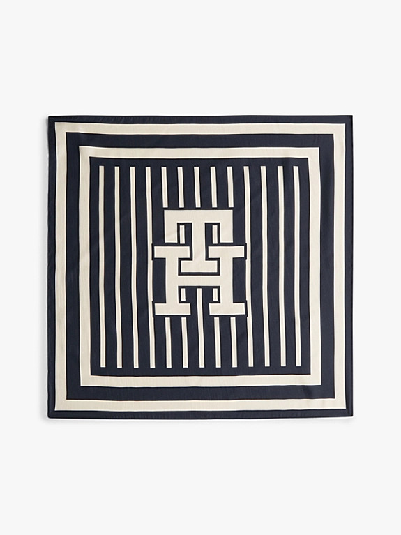 Chic Pure Silk Twill Square Scarf | Tommy Hilfiger UK