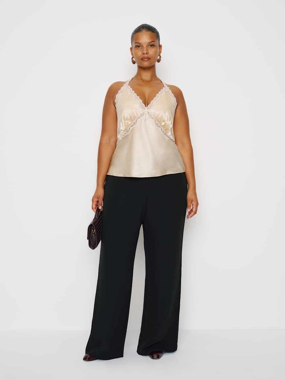 Monica Silk Top Es | Reformation (Global)