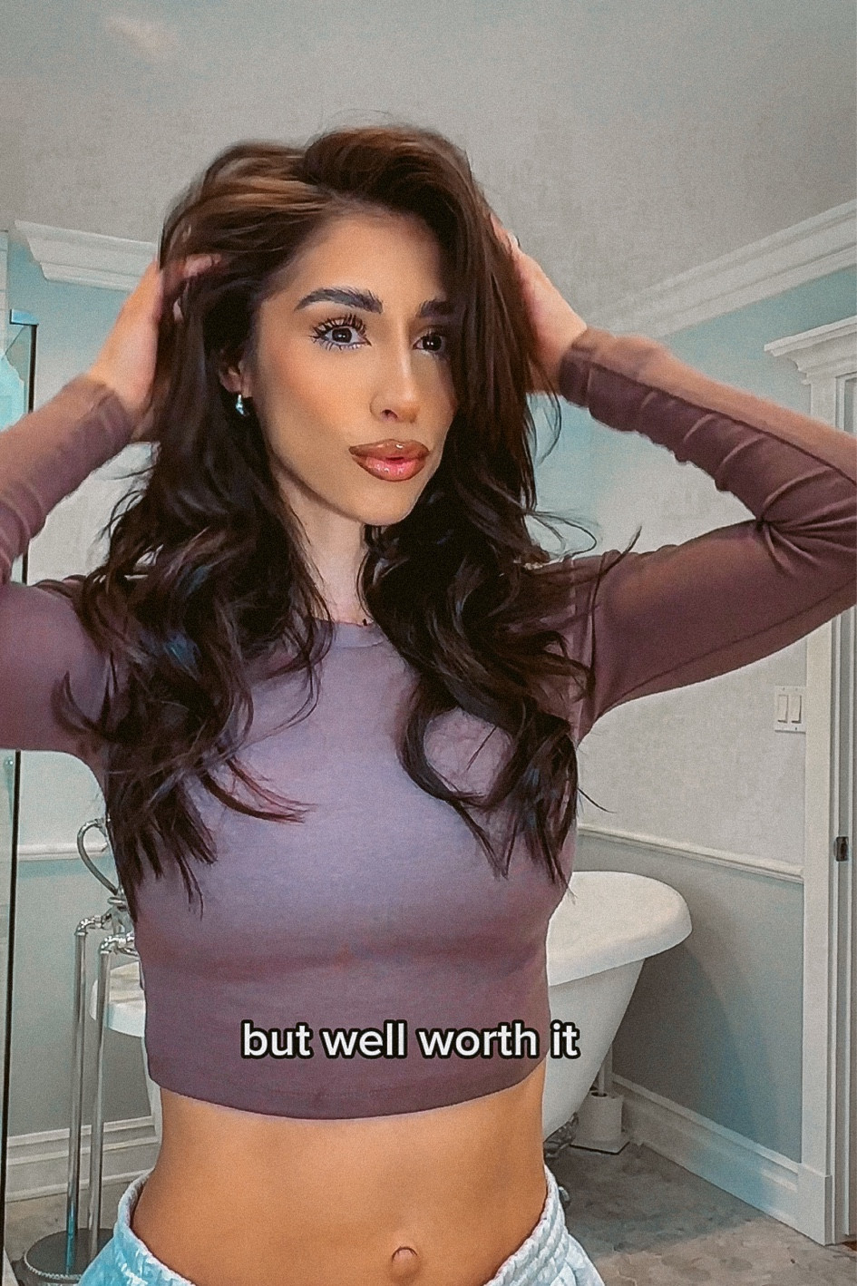 Everyday makeup and voluminous hair #mascara #makeup #volume #hair  