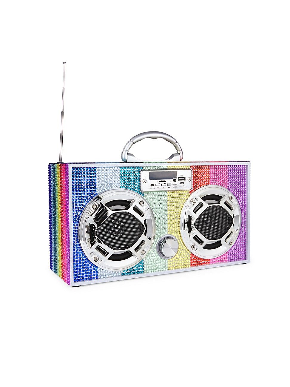 Rainbow Bling Couture Boombox | Saks Fifth Avenue