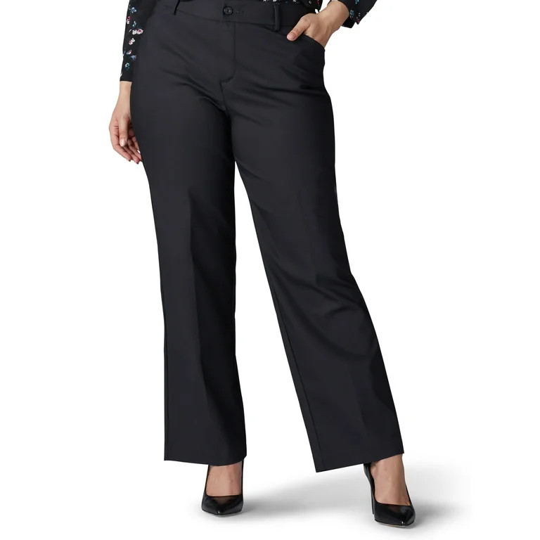 Lee® Women's Plus Flex Motion Regular Fit Trouser Pant | Walmart (US)