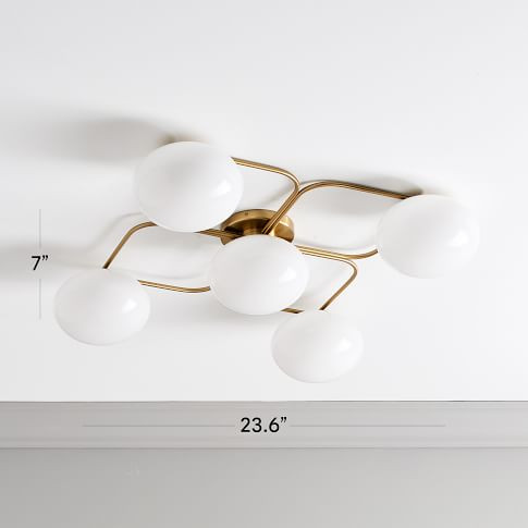 Champignon 5-Light Flush Mount (24") | West Elm (US)