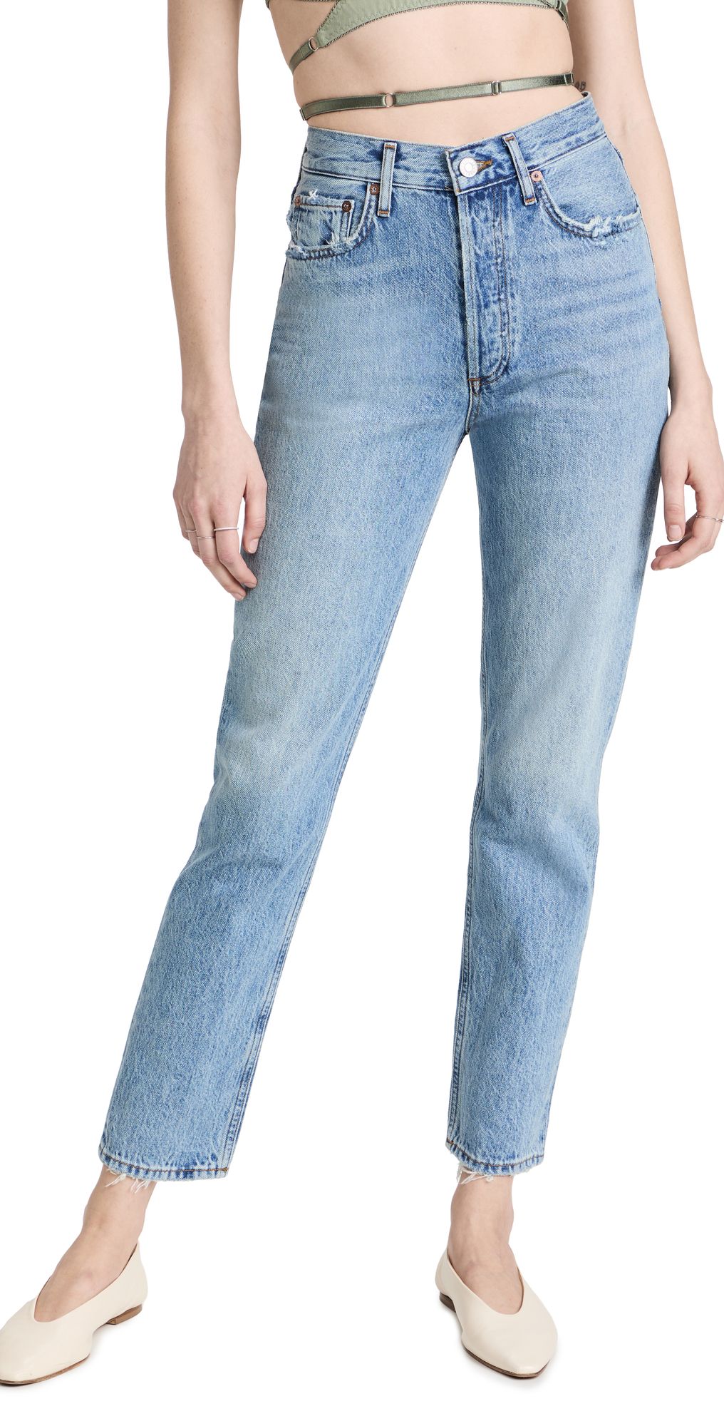 Fen High Rise Relaxed Tapered Jeans | Shopbop