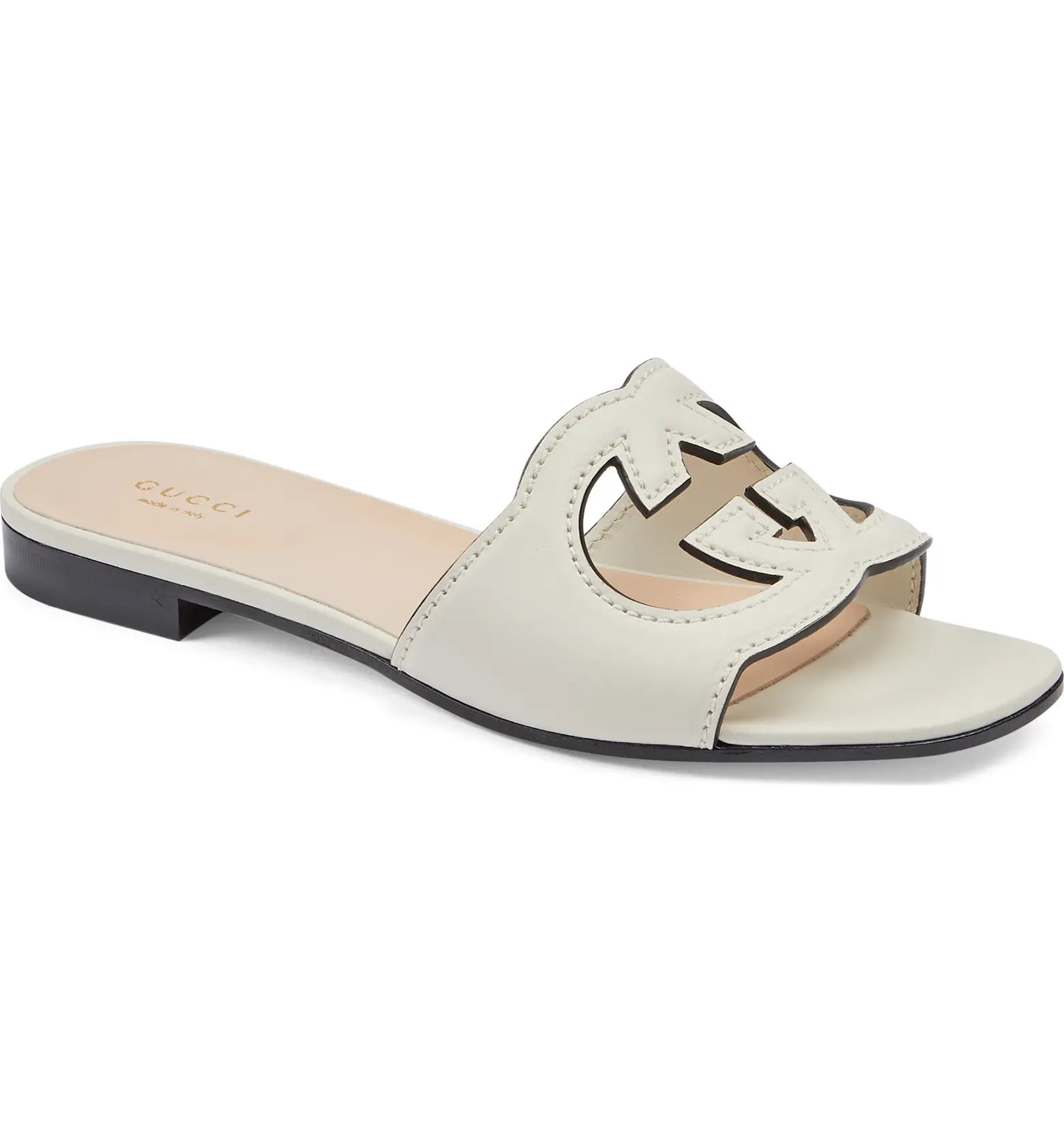 Gucci Interlocking G Cutout Slide Sandal | Nordstrom | Nordstrom