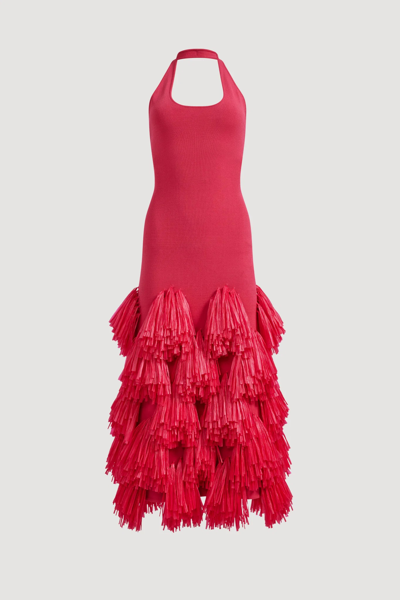 Elva Raffia Knit Midi Dress | aje. (US, UK, Europe, ROW)