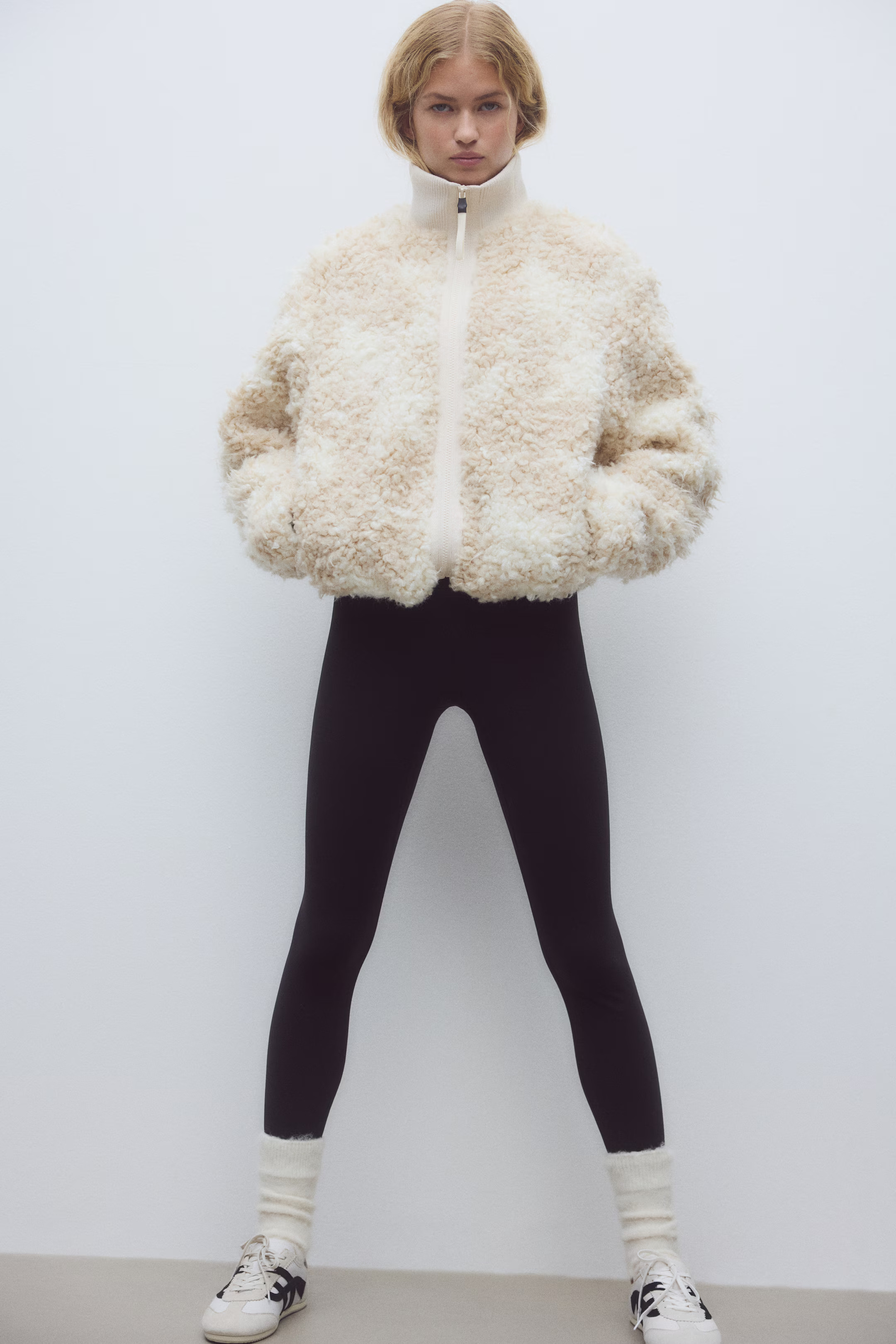 Sports fleece leggings with SoftMove™ | H&M (UK, MY, IN, SG, PH, TW, HK)