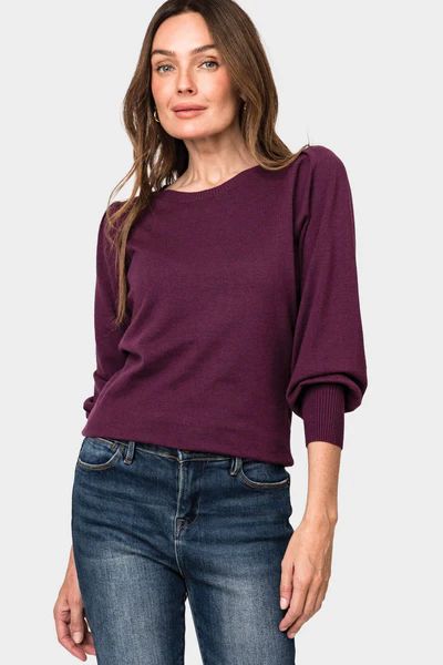 Essential Blouson Sleeve Sweater | Gibson