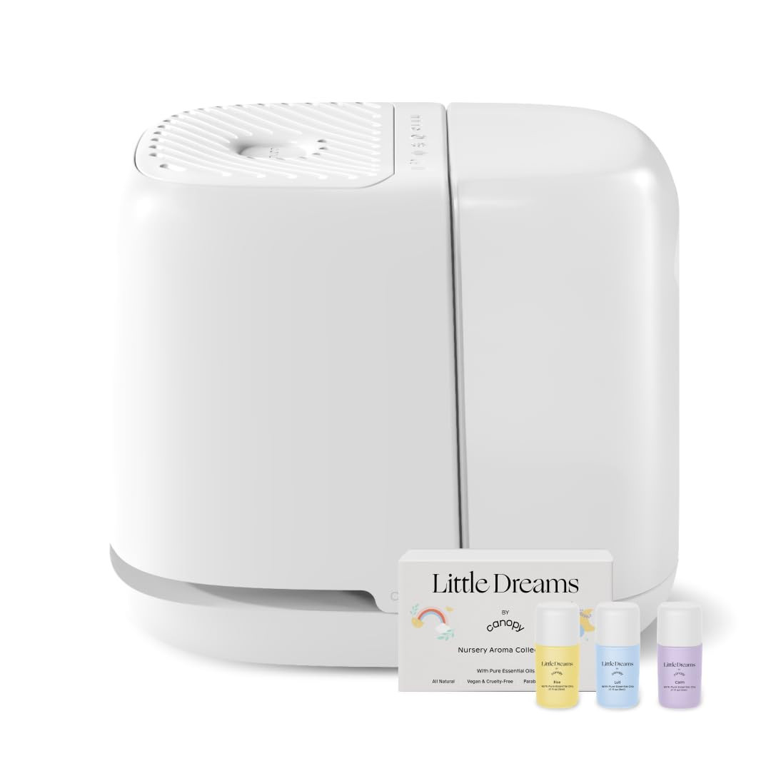 Canopy Nursery Humidifier 2.0, White, 36 HR Run Time, 2.5L Capacity Tank - Sleep Lights, White No... | Amazon (US)