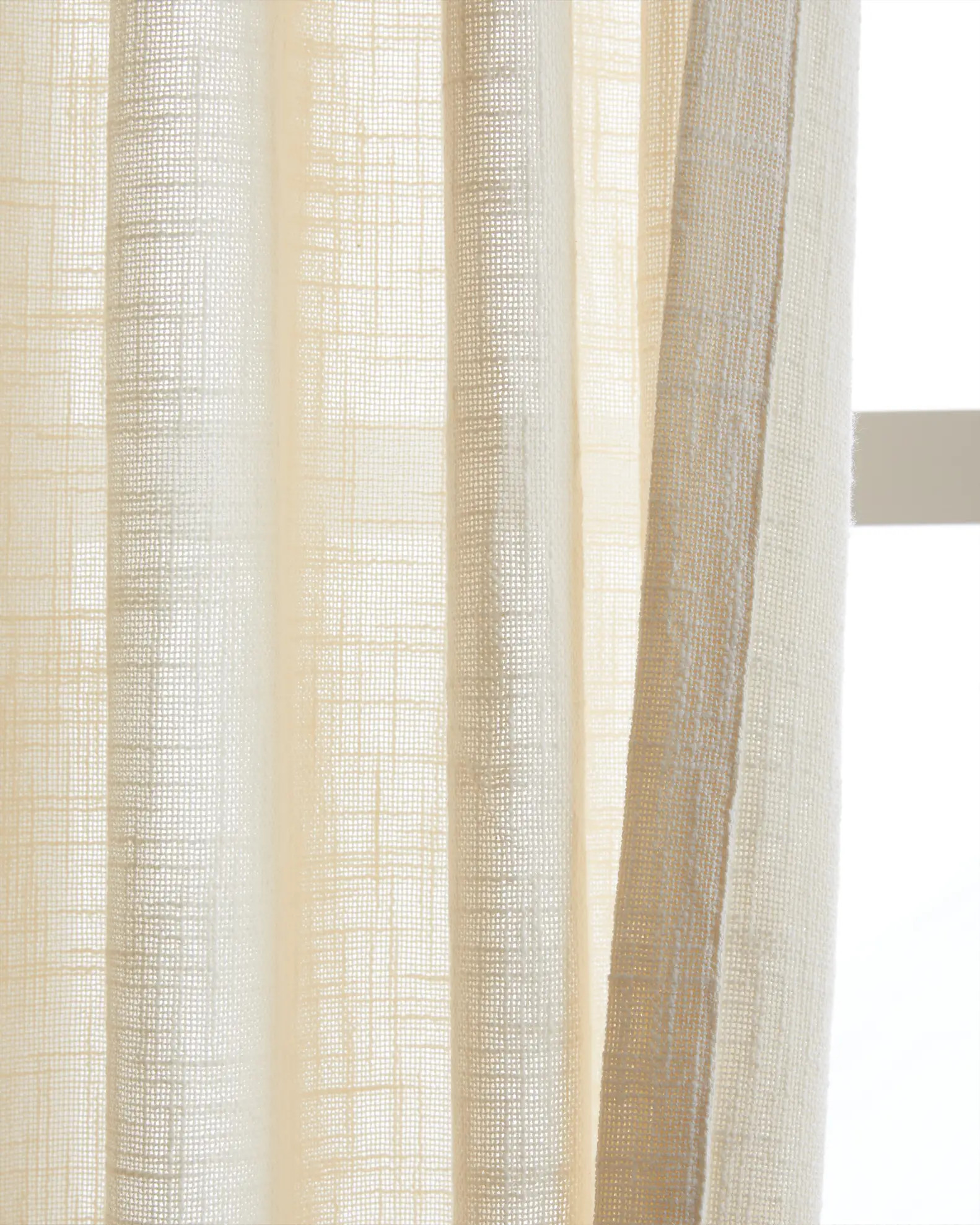 Cotton Sheer Curtain Set (Set of 2) | Quince