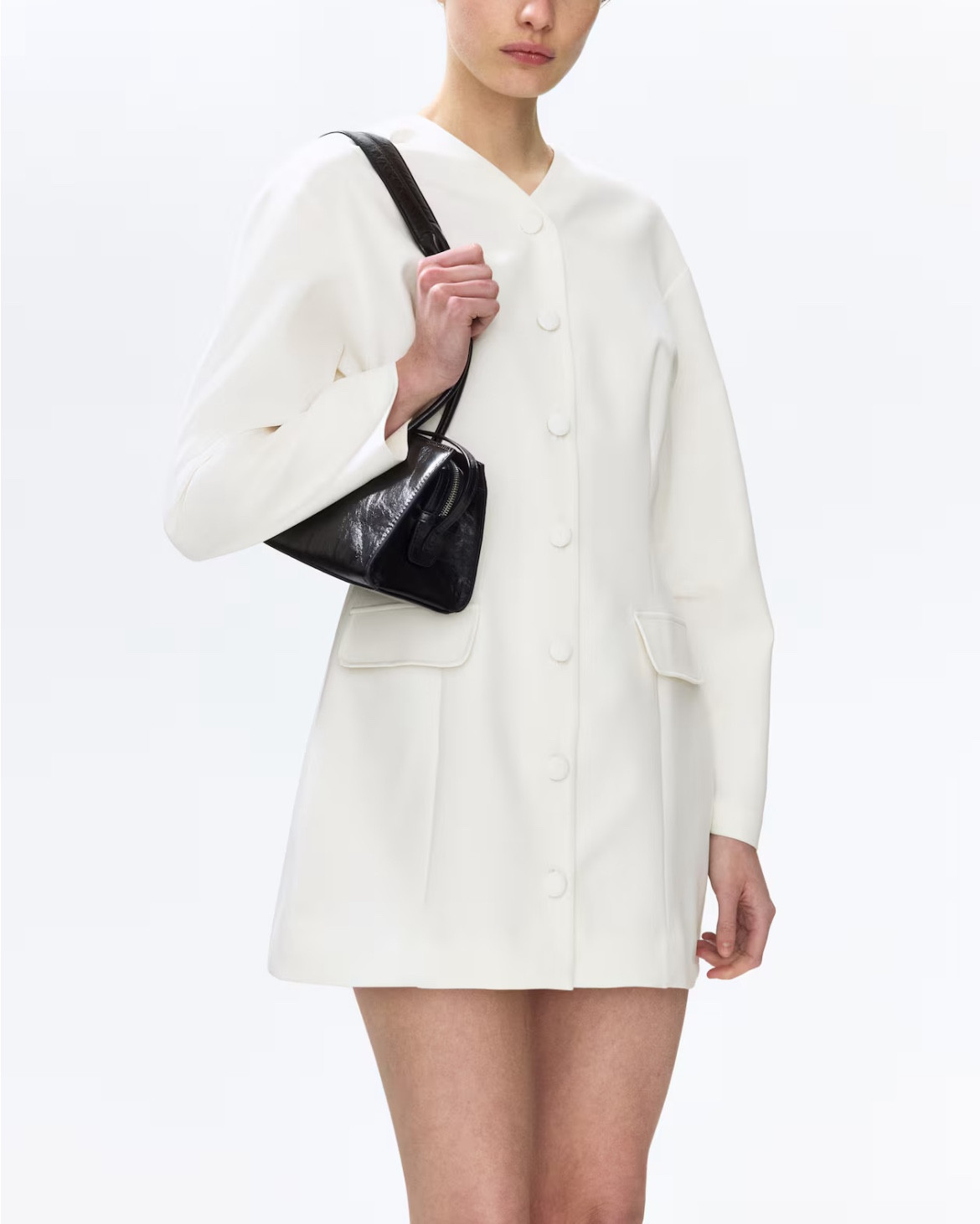 Cream jacket dress 
White tailored dress 
Bridal 

#LTKSeasonal